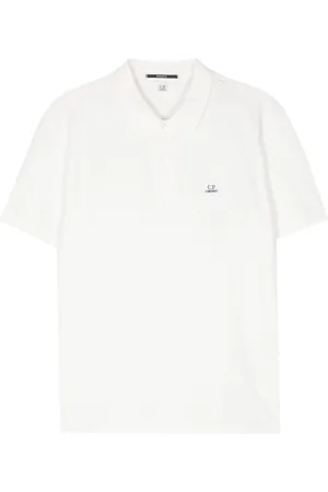 C.P. Company Polo i piqué med logomærke