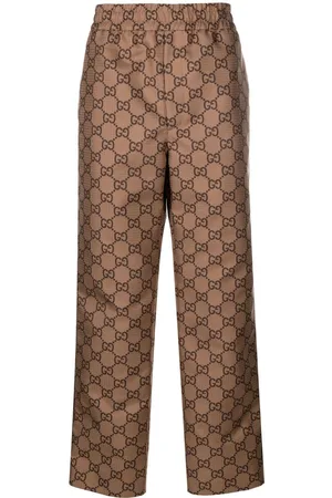 Gucci Cropped GG-bukser med ribstop