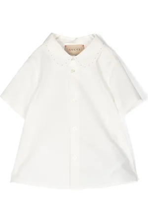 Gucci Skjorte med Peter Pan-krave