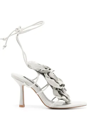 SENSO Karli 90mm sandaler med blomstret applikation