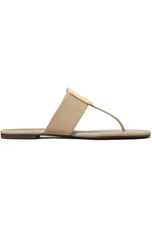 Tory Burch Georgia klipklappere med præget logo