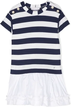 MONNALISA Stribet T-shirt-kjole med peplum