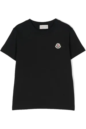 Moncler T-shirt med logomærke