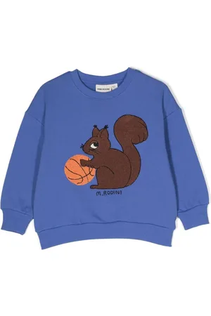 Mini Rodini Squirrels sweatshirt i økologisk bomuld