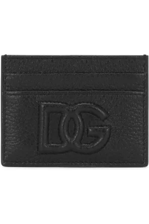 Dolce & Gabbana Kortholder i læder med logoplade