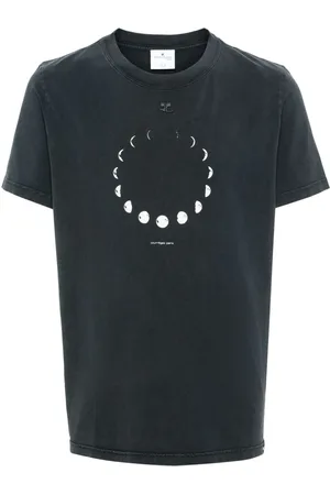 Courrèges T-shirt med logomærke