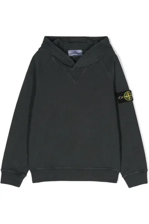 Stone Island Hættetrøje med kompasmærke