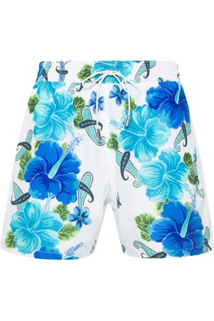 Etro Blomstrede badeshorts med paisleytryk