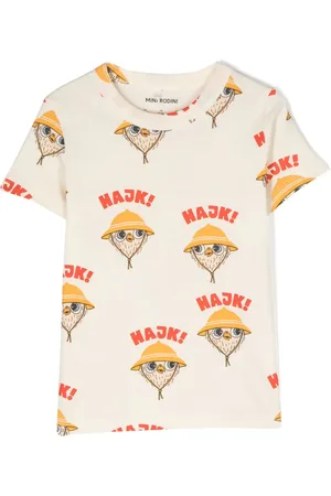 Mini Rodini Hike T-shirt med heldækkende tryk