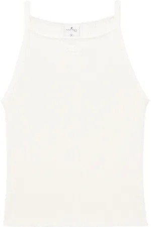 Courrèges Ribstrikket tanktop