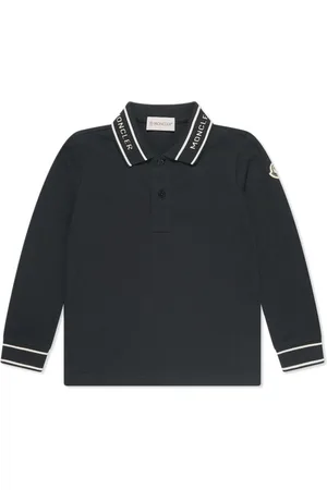 Moncler Polo i jacquard med logo