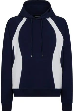 Dsquared2 Hættetrøje med logotryk og paneler