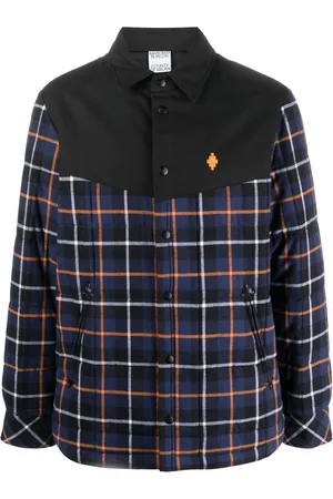 MARCELO BURLON Cropped jakke med lange ærmer