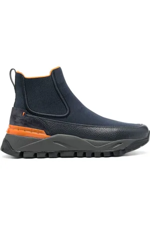 santoni Chelsea-støvler med kontrastpanel