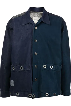 GREG LAUREN Letvægts-skjortejakke med lange ærmer