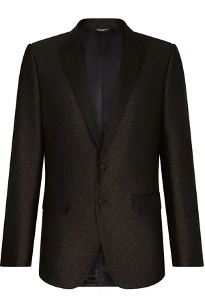Dolce & Gabbana Jakkesæt i lamé jacquard med Martini-fit