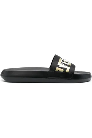 VERSACE Sandaler med åben tå og logo-applikation
