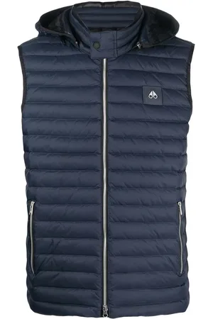 Moose Knuckles Vest med lynlås og hætte
