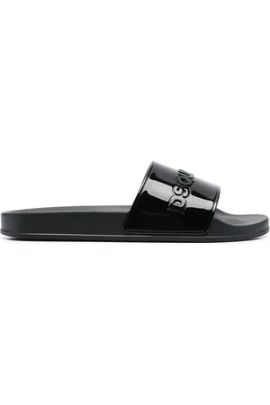 Dsquared2 Sandaler med åben tå og præget logo