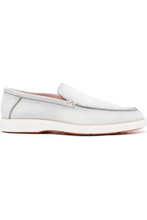 santoni Slip-on loafers i ruskind