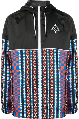 MARCELO BURLON X Kappa træningsjakke med geometrisk tryk