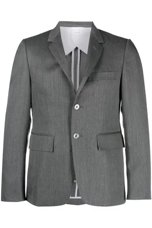 Thom Browne Enkeltradet blazer i uld