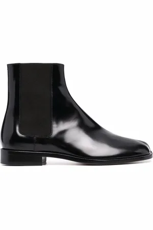 Maison Margiela Tabi Chelsea-støvler i læder