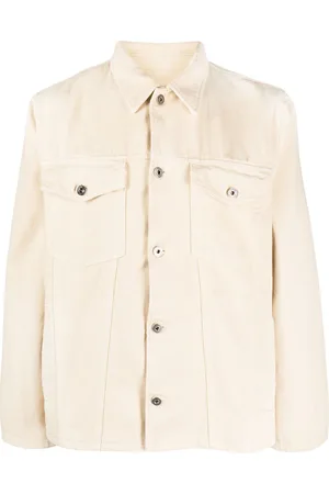 OFF-WHITE Denimjakke med broderet motiv