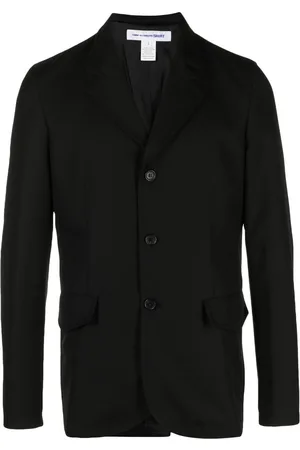 Comme des Garçons Enkeltradet blazer med hakrevers