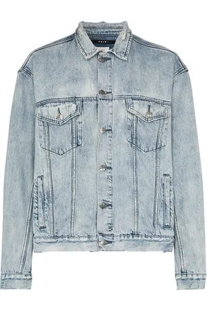 KSUBI Syrevasket denimjakke med slitageeffekt