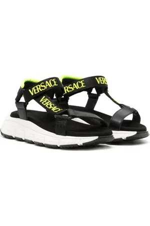 VERSACE Sandaler med burrelukning og logotryk