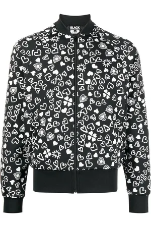 Comme des Garçons Bomberjakke med hjertetryk