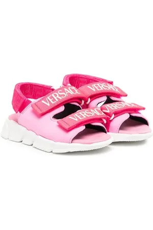 VERSACE Sandaler med burrelukning og logotryk