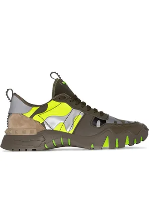 VALENTINO GARAVANI Rockrunner lædersneakers med kamuflagetryk