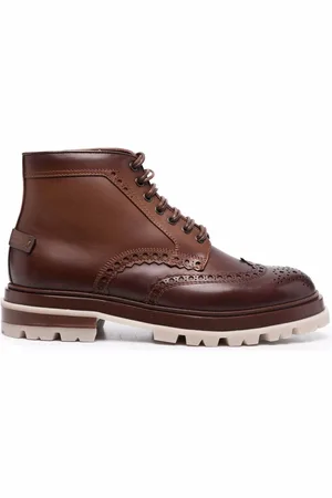 santoni Polacco brogue-ankelstøvler