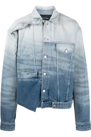 Botter Denimjeans med whiskering-effekt