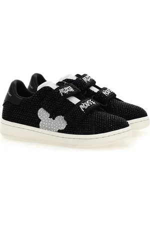 Moa Sneakers med Mickey Mouse-mønster og ædelstendetalje