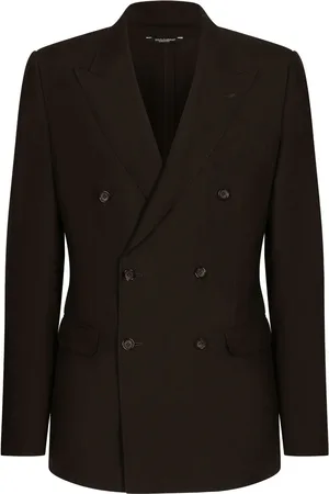 Dolce & Gabbana Dobbeltradet blazer i hør