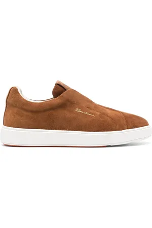 santoni Slip-on sneakers i ruskind