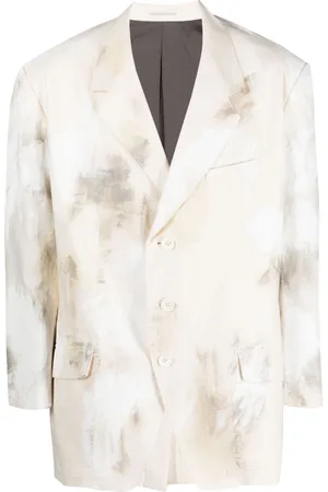 YOHJI YAMAMOTO Jakke med abstrakt tryk