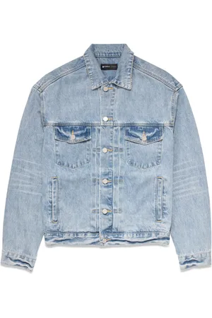 Purple Brand Oversize jakke med logobroderi
