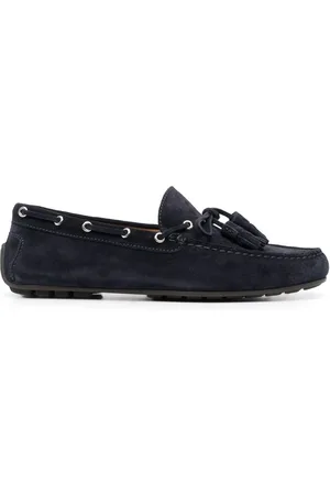 Ralph Lauren Harold loafers i ruskind med kvaster