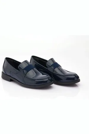 M. Moustache Lakeret læder loafers
