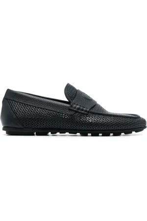 Casadei Dollaro loafers i læder med præget logo