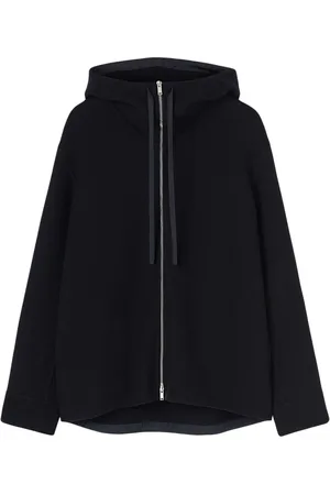Jil Sander Jakke med lynlås og hætte
