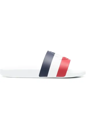 Moncler Stribede sandaler med logo-detalje