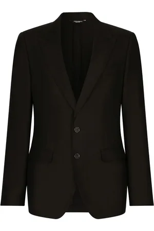 Dolce & Gabbana Enkeltradet blazer i hør