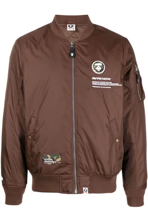 A Bathing Ape Bomberjakke med logomærke