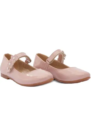 Tulleen Ballerina-sko med blomster-strop