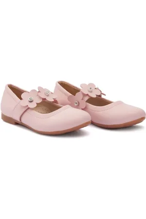 Tulleen Ballerina-sko med blomster-strop